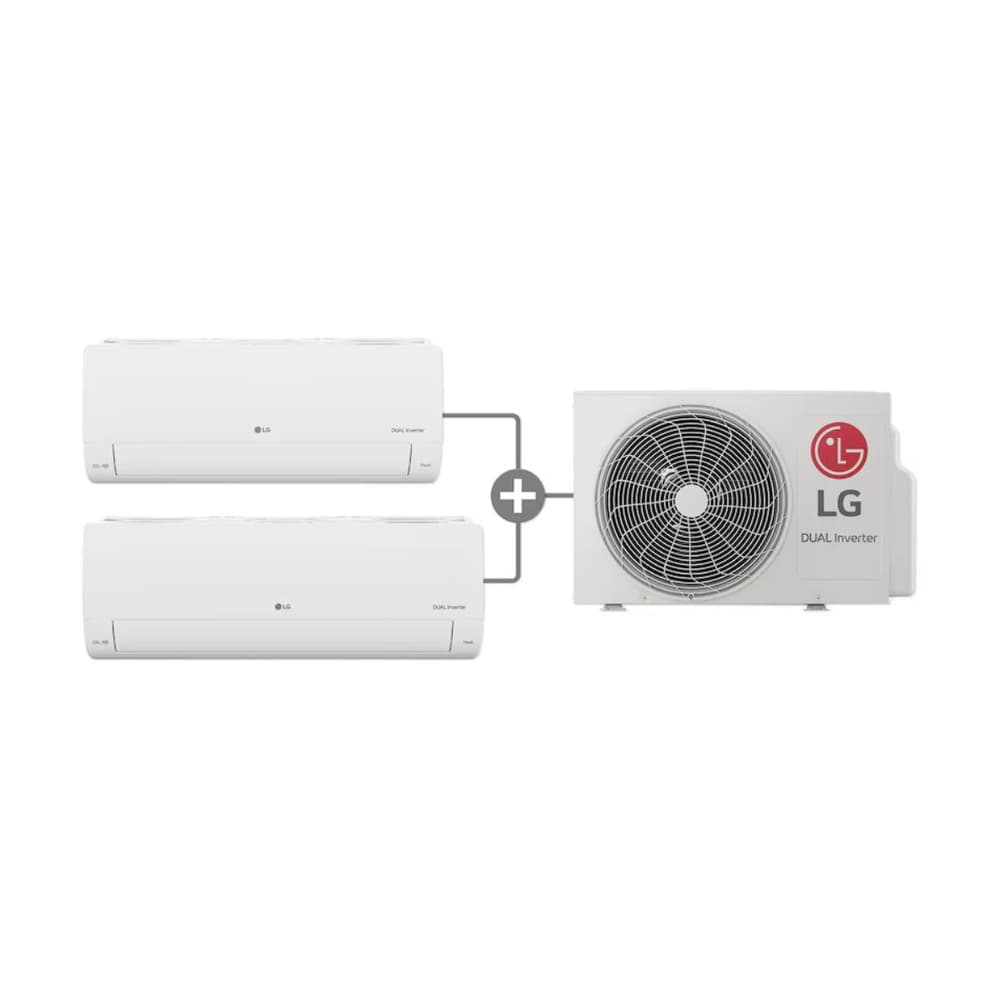 LGAIRESACONDI Aire acondicionado LG Twincool 2 en 1 9.000 BTU + 12.000 BTU inverter