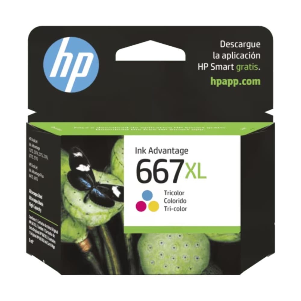 HPSUMINISTROS Cartucho HP Tricolor 667XL Deskjet Ink Advantage