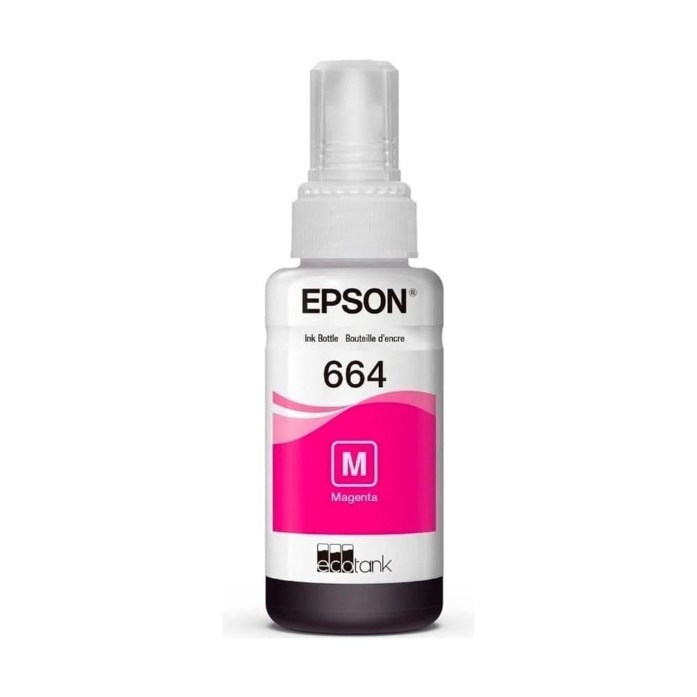 EPSONSUMINISTROS Botella Epson T664320 ECOTANK Magenta L200 210 350 355 555