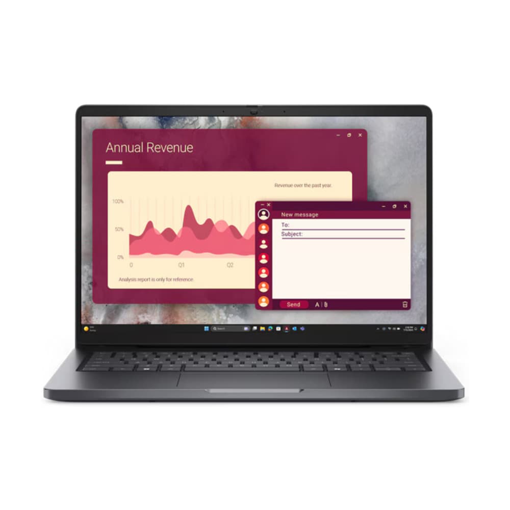 DELLPORTATILESCORP Portátil Dell Pro PC14250 Intel Ultra 7 SSD 512GB RAM 16GB 14" Windows 11 Pro