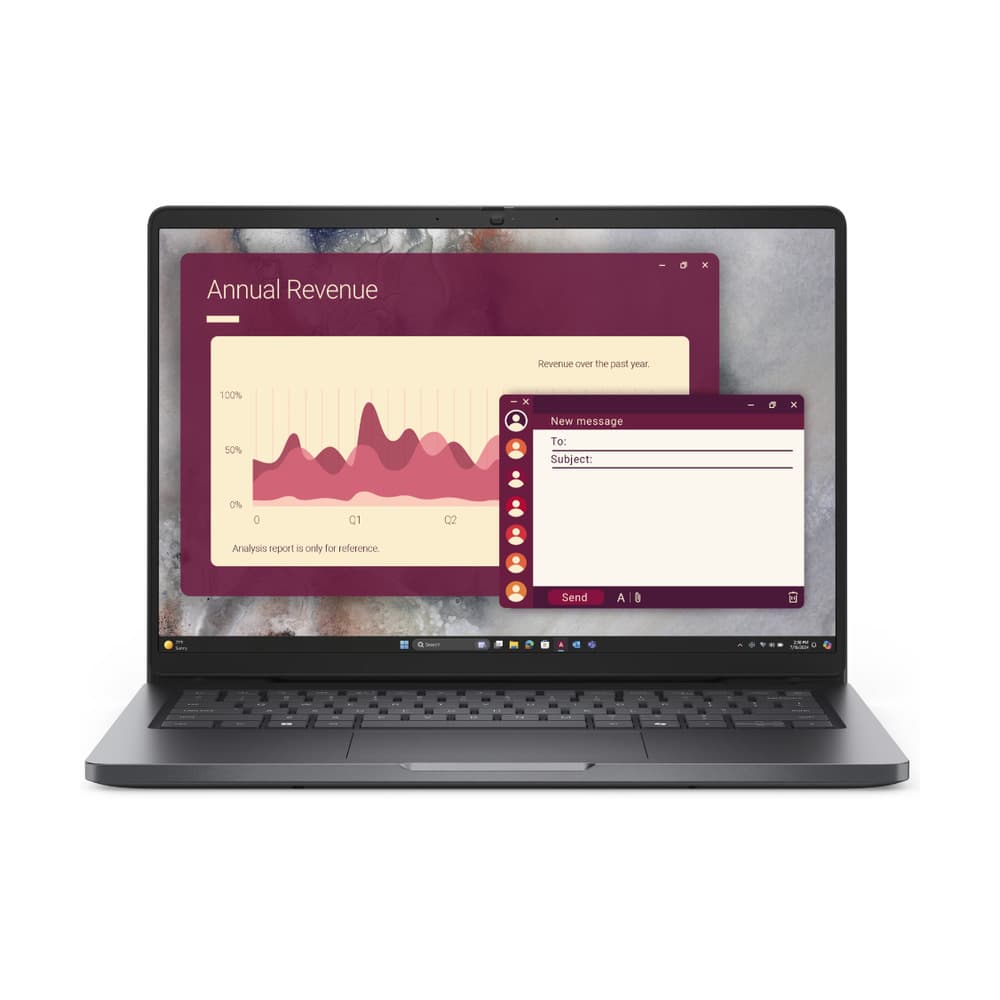 DELL Portatil Dell Pro 14 PC14250 Intel Core 5 RAM 16GB SSD 512GB 14" Windows 11 Pro