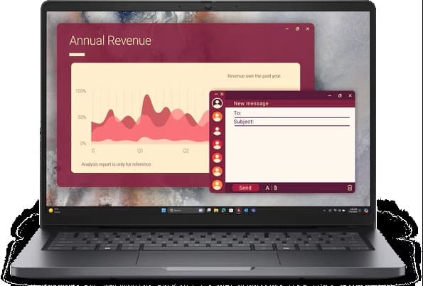 DELLPORTATILESCORP Portátil Dell Pro Intel Core Ultra 5 RAM 16GB 512GB SSD 14" WUXGA Windows 11 Pro