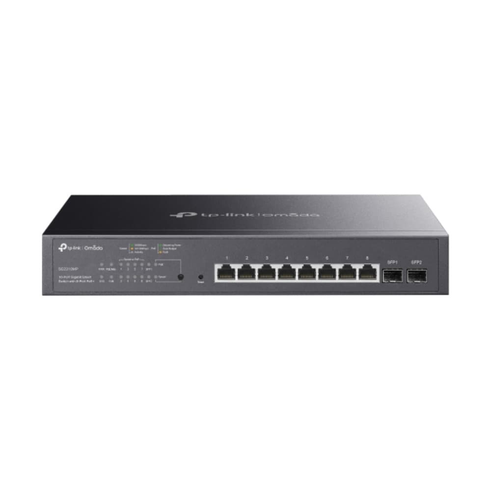 TPLINKSMB Switch Tp-link SG2210MP Gigabit administrable 8 puertos PoE
