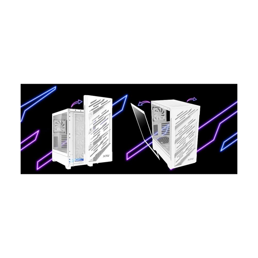 ADATA-XPG Chasis XPG STARKER AIR BTF Blanco ATX 4 x Ventiladores de 120mm