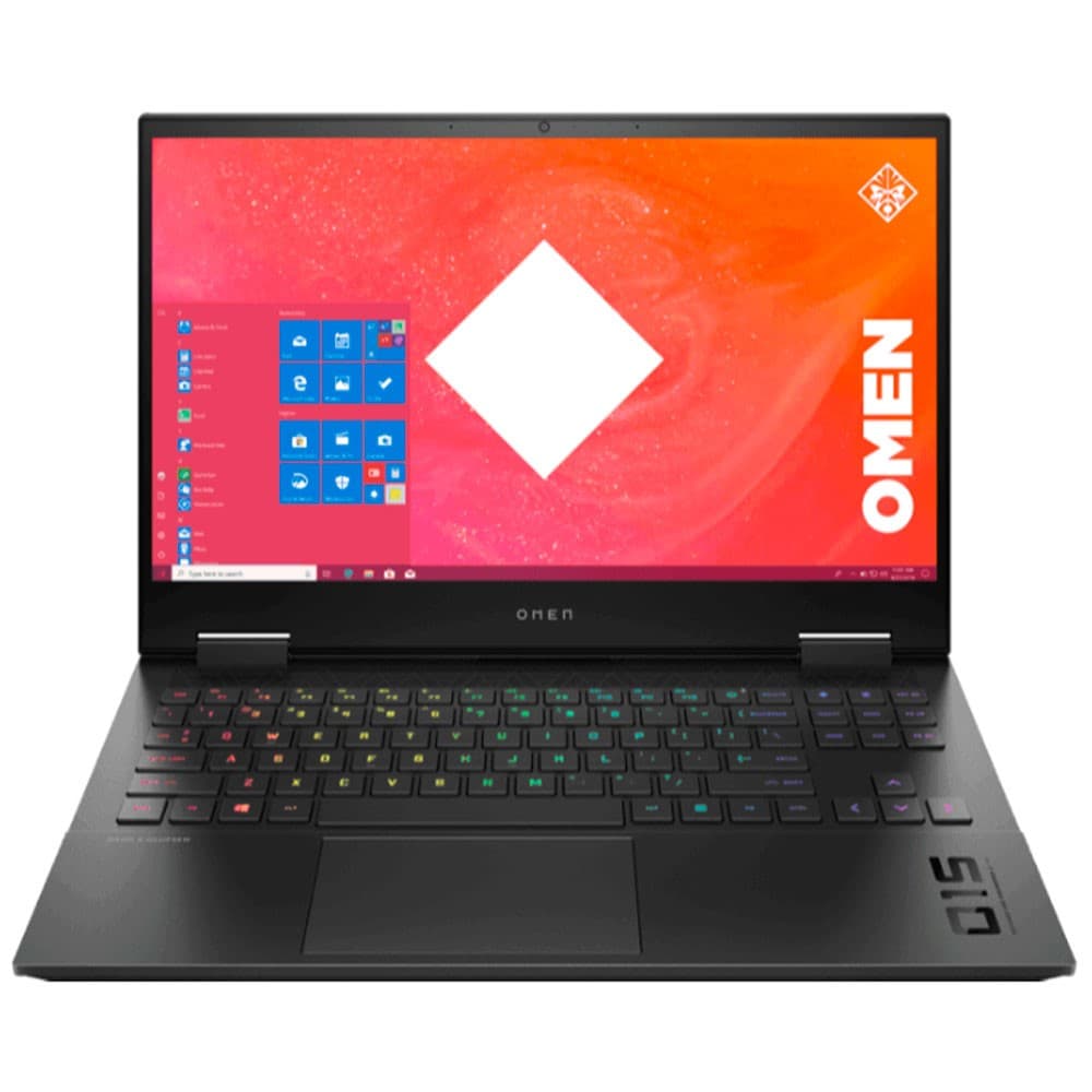 HPPORTATILESCONSU Computador portátil HP Omen 15-ek0005la Intel Ci7-10750H 15’’ HD, 16GB 512SSD + 32GB Optane Windows 10 ADV negro