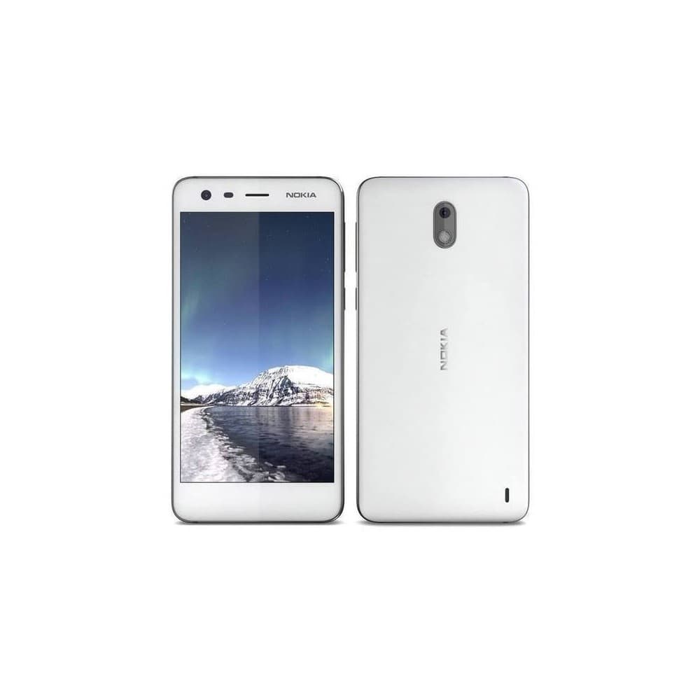 NOKIA Celular NOKIA 2 Snapdragon/212 QC/1.3Ghz/Pant 5HD/ ROM 8GB RAM 1GB Android Nougat/ Cámara F.5MP T 8MP/ Blanco
