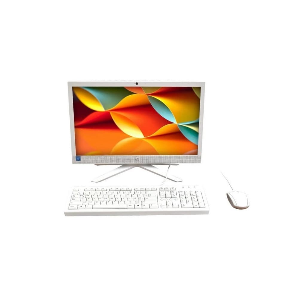 HPPCSCONSUMO Computador Todo en uno HP 21-b0000la 20,7” pulgadas FHD Intel Celeron J4025 4GB RAM Disco Duro SATA 1TB - Blanco