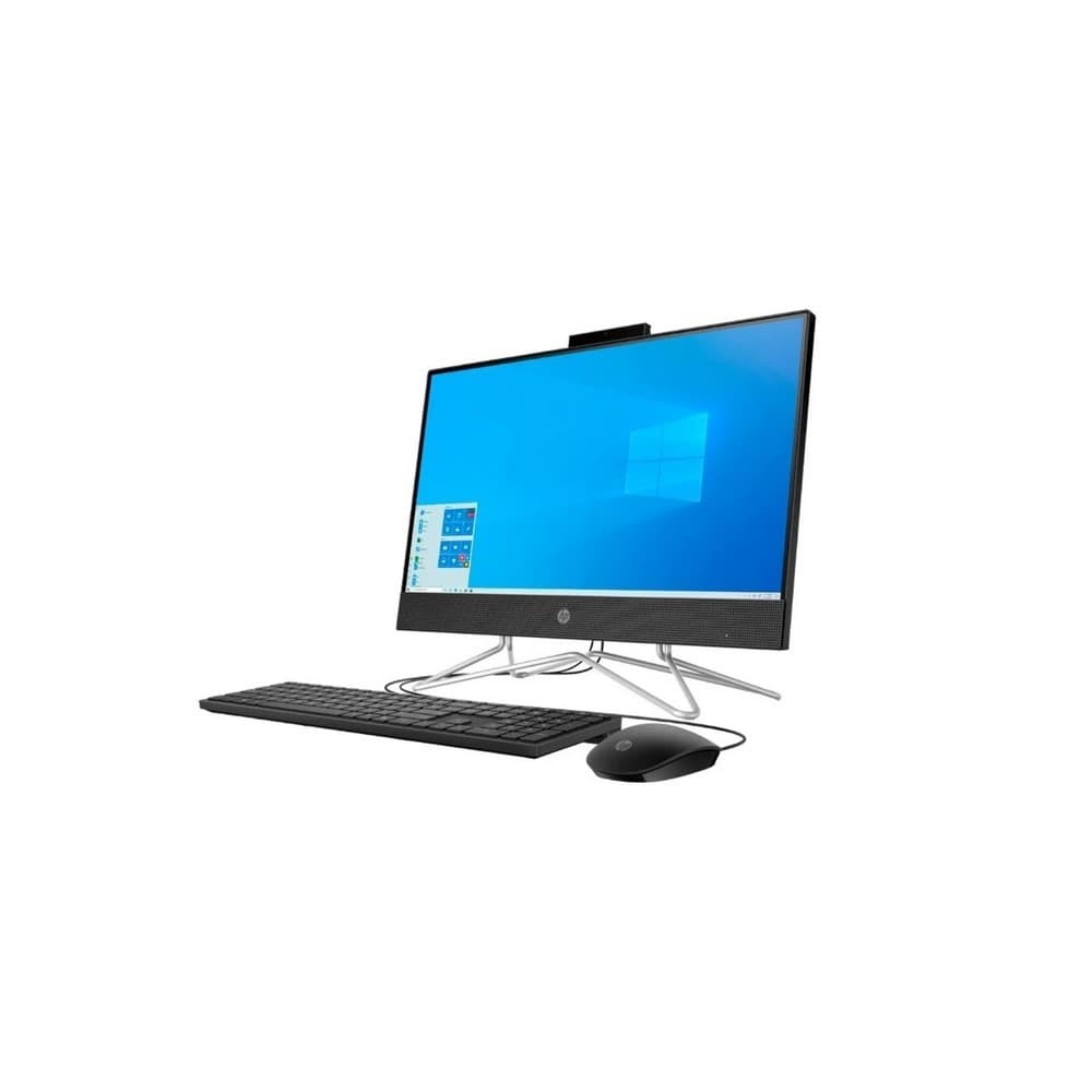 HPPCSCONSUMO Computador Todo en Uno HP 22-DF006LA 21,5” Pulgadas FHD Intel Core i3-10110U 10° Gen. 4GB RAM Disco Duro SATA 1TB - Negro
