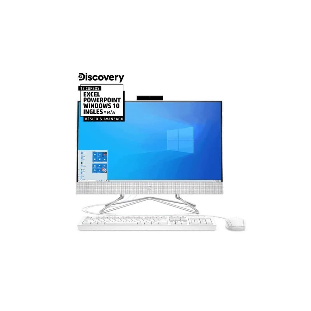 HPPCSCONSUMO HP AIO Pentium 22-df0017la J5040 / 4GB / 1TB / UMA / None / Win Core SL / White 21.5 PUL