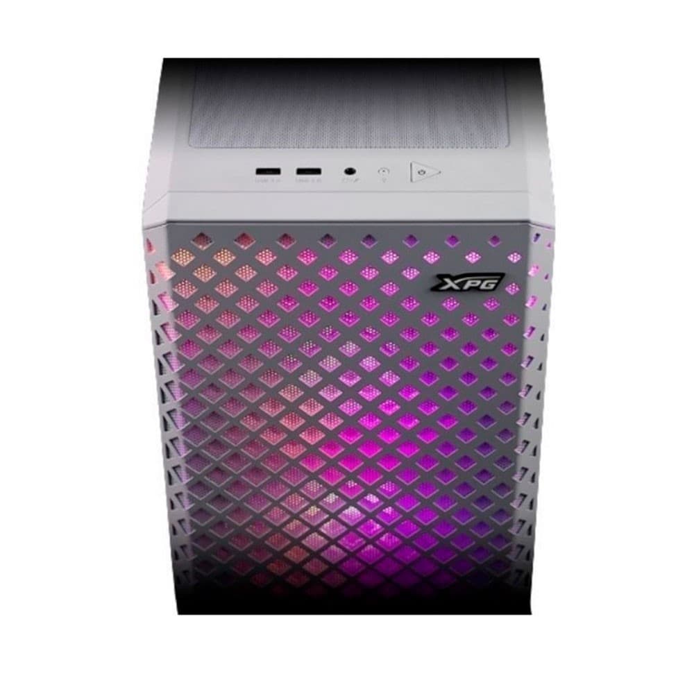 ADATA-XPG Chasis gamer XPG DEFENDER PRO Blanco / Vidrio templado X1 / 3 Fan cooler ARGB