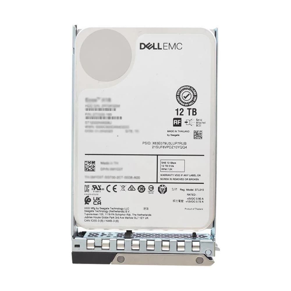 DELLSERVIDORES Disco duro para servidor Dell 12TB 7200 RPM 12Gbps 3,5"