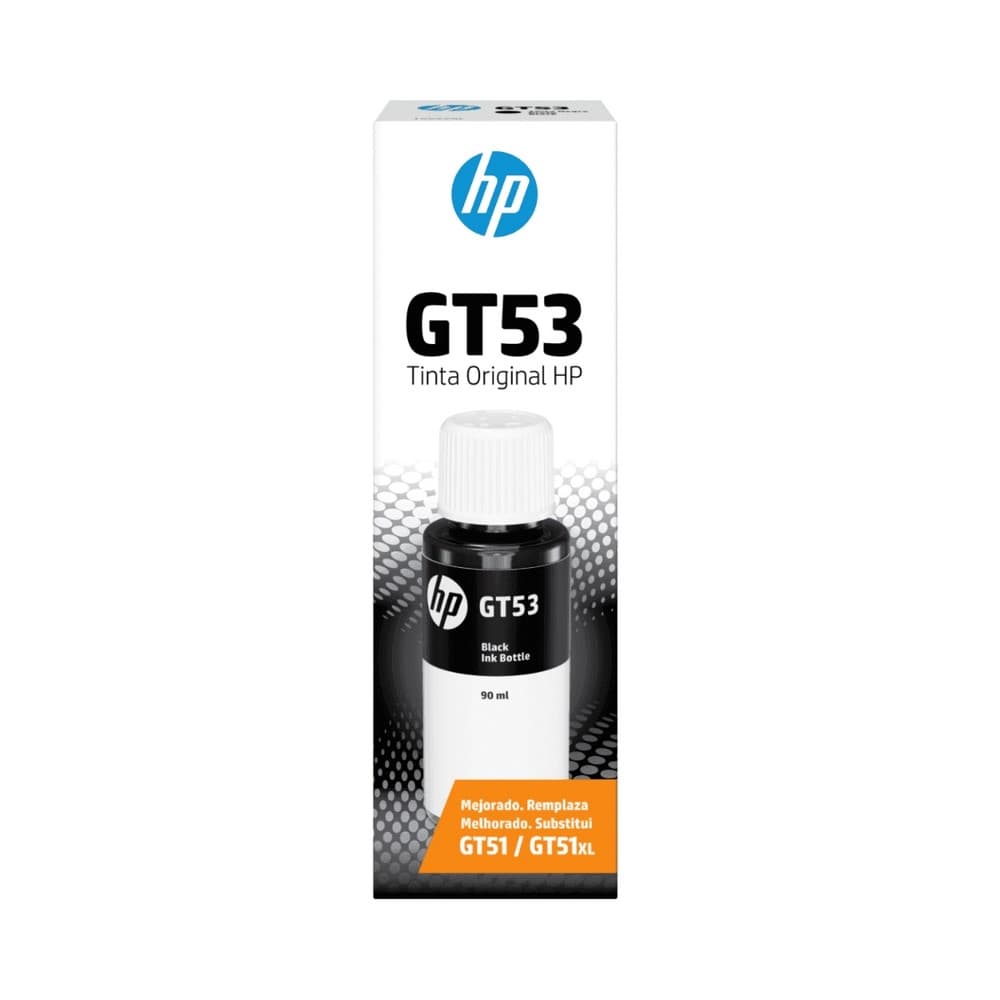 HPSUPPLIES Botella de Tinta HP Black GT53 90 ml