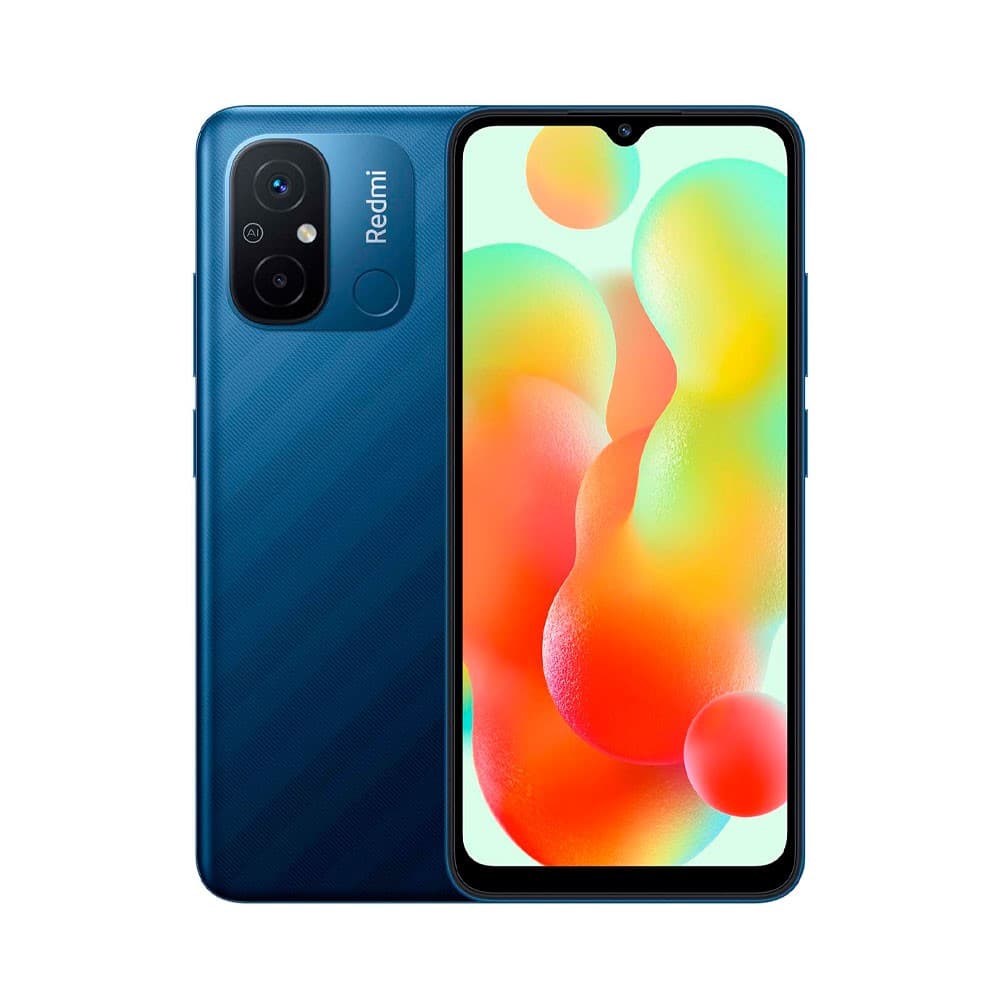 XIAOMI Celular Redmi Xiaomi 12C, Ram de 4GB, Almacenimiento de 12GB, Azul Hielo