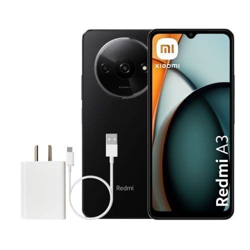 XIAOMI Celular Xiaomi Redmi A3 Midnight Black 3GB + 64GB (Colombia)