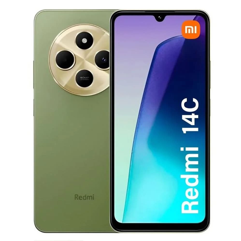 XIAOMI Celular Xiaomi Redmi 14C Sage Green 4GB + 256GB (Colombia)