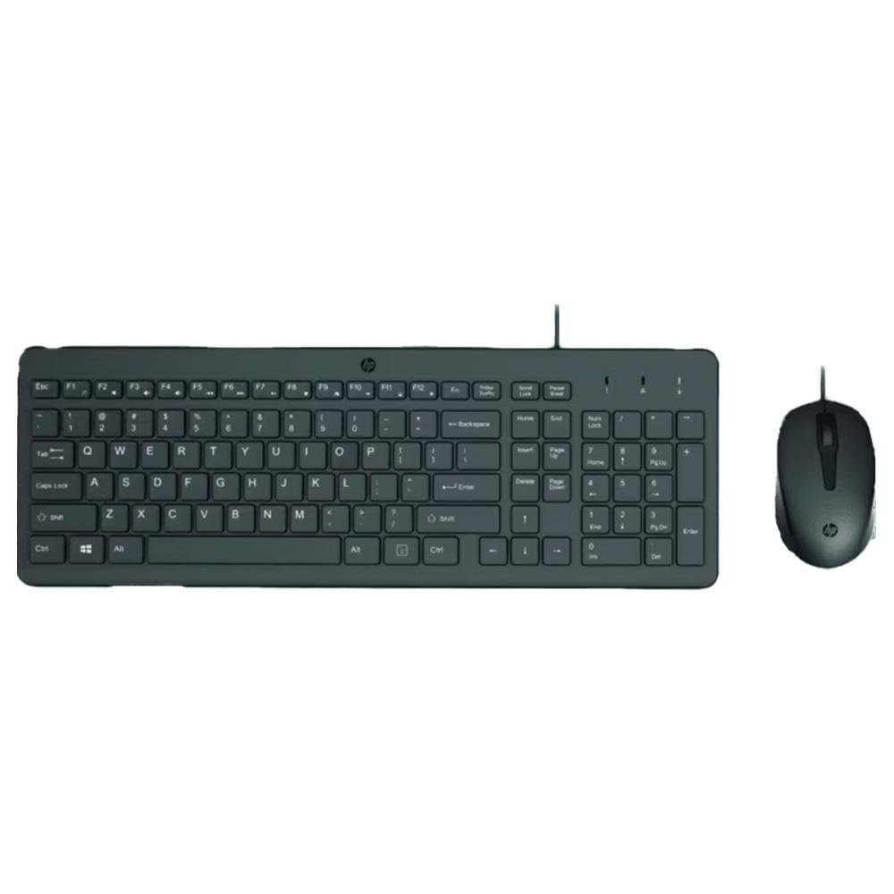 HYPERX Combo Teclado y Mouse Alámbrico HP 150 (Negro)