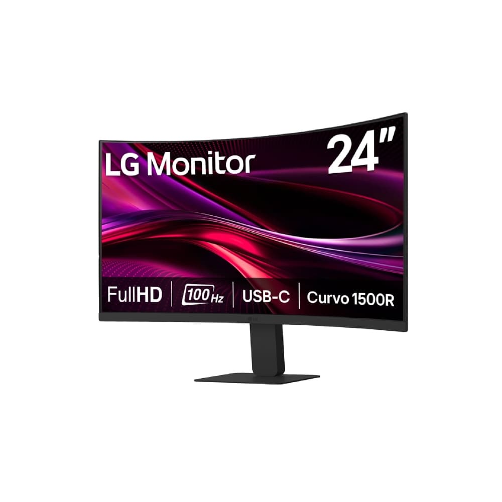 LGELECTRONICSIT Monitor LG 24'' Curvo FHD con USB-C 100Hz