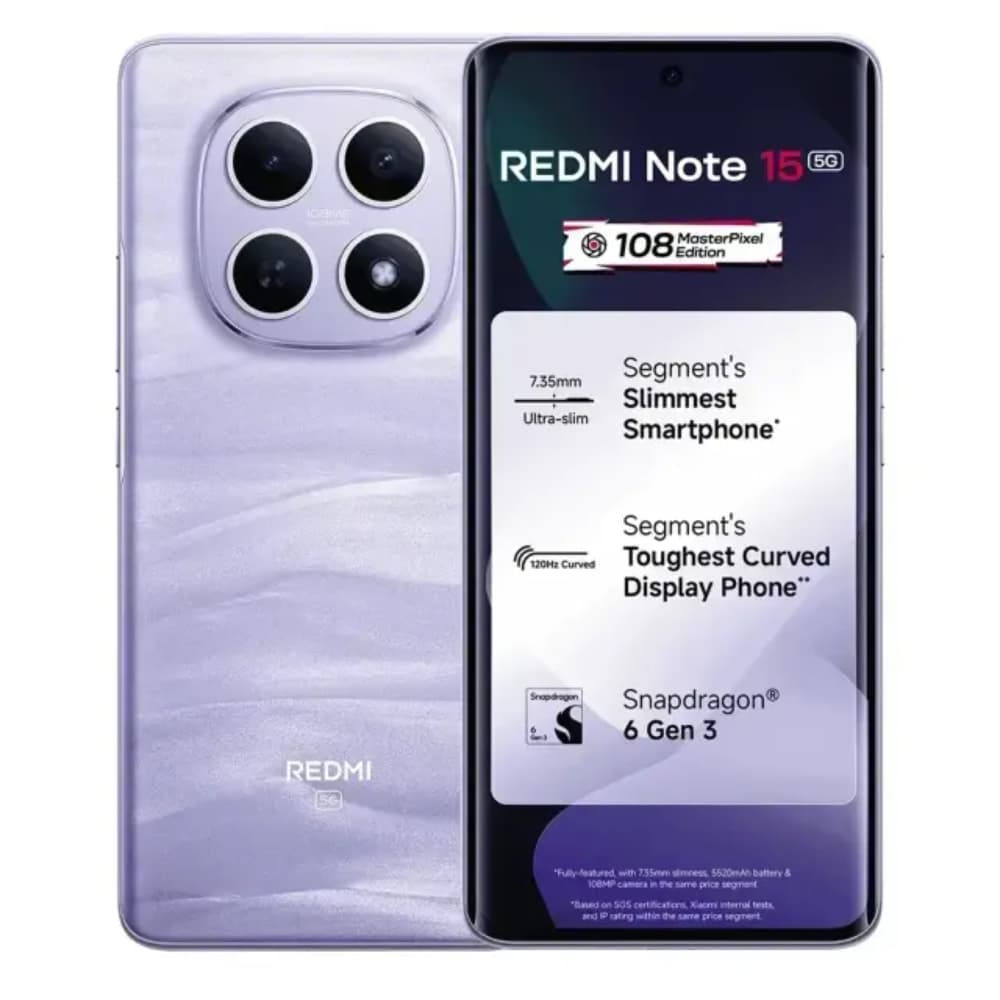 XIAOMI Celular Xiaomi Redmi Note 15 Pro 5G Mist Purple 8GB RAM 256GBB