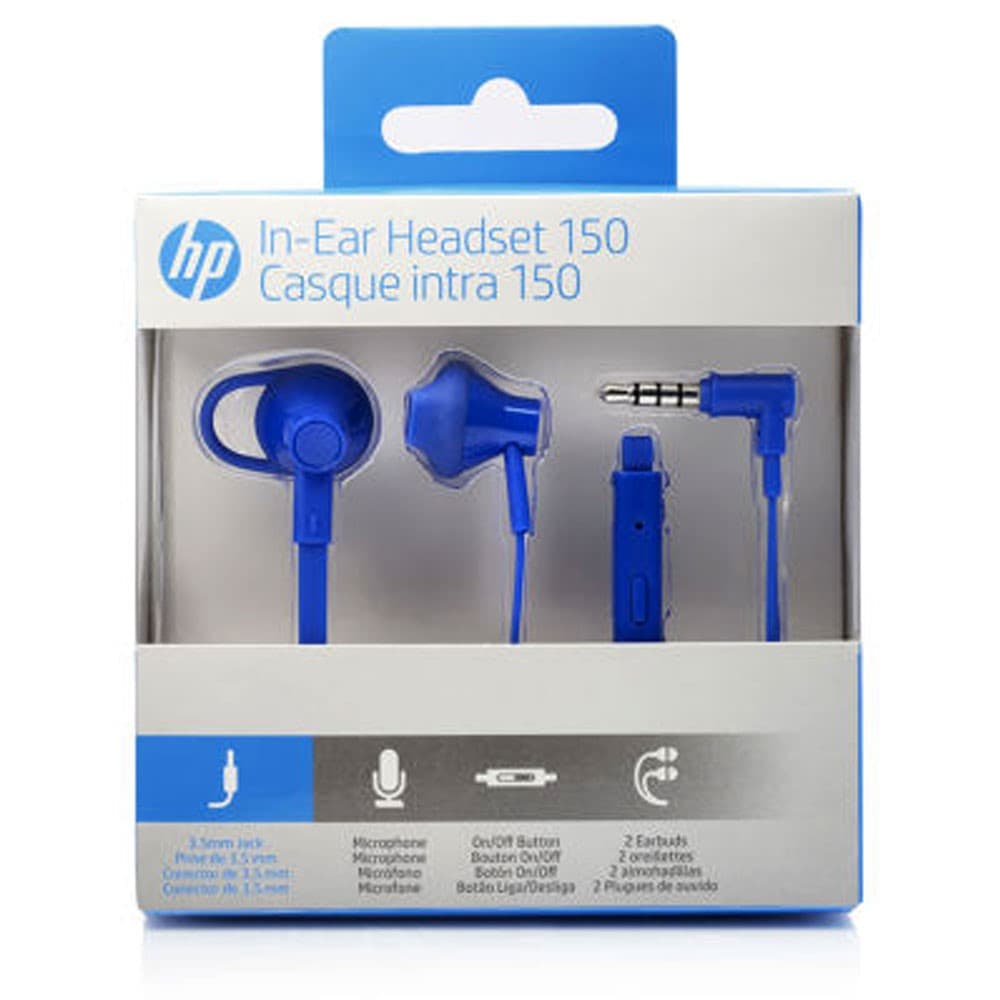 HPACCESORIOS Manos Libres HP In Ear 150 DOHA Azul