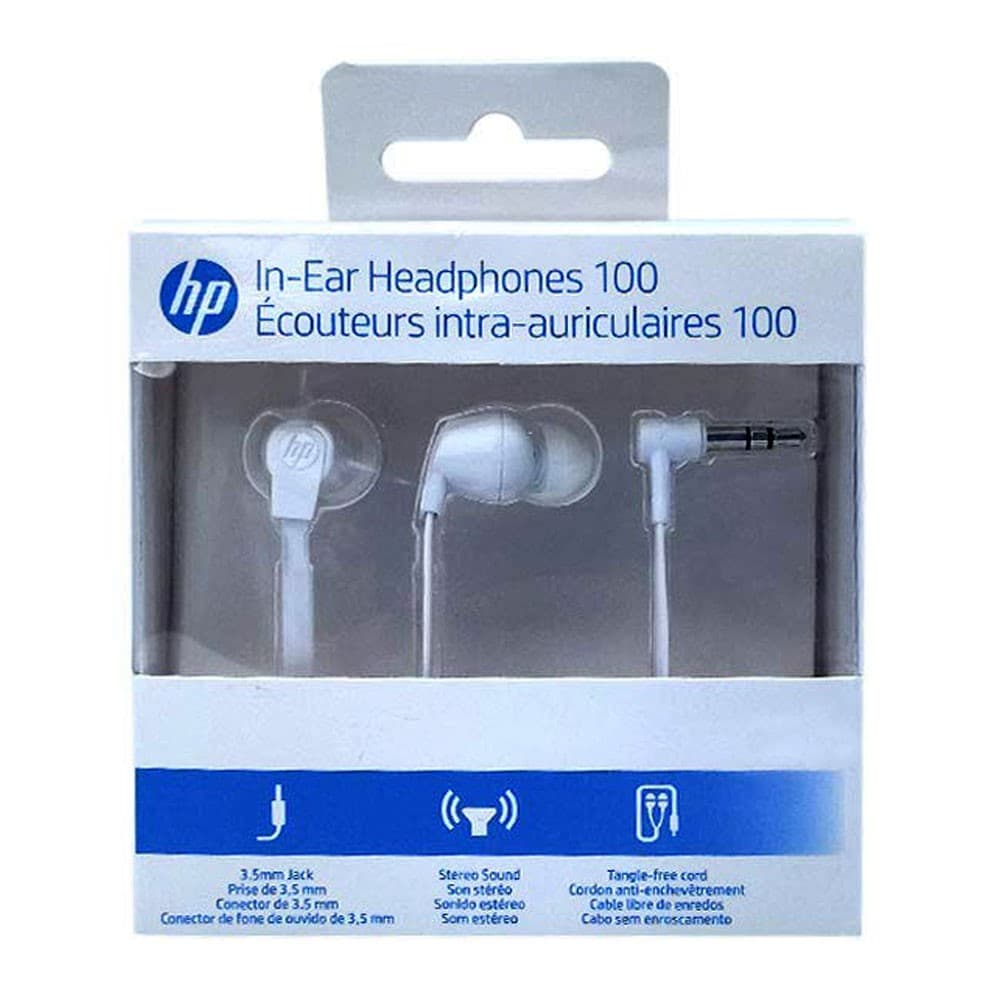 HPACCESORIOS Audifonos HP 100 Blancos In ear