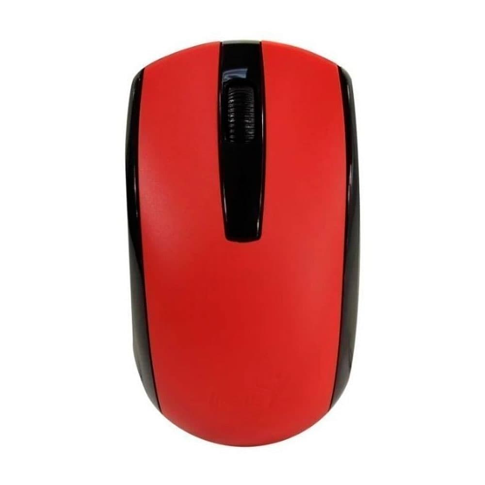 GENIUS Mouse Genius Eco-8100 Inalámbrico Rojo