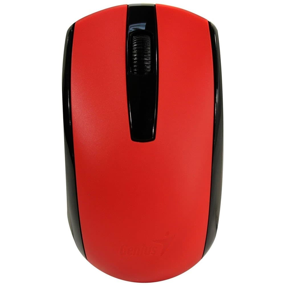 GENIUS Mouse Genius Recargable ECO-8100 Inalámbrico Rojo