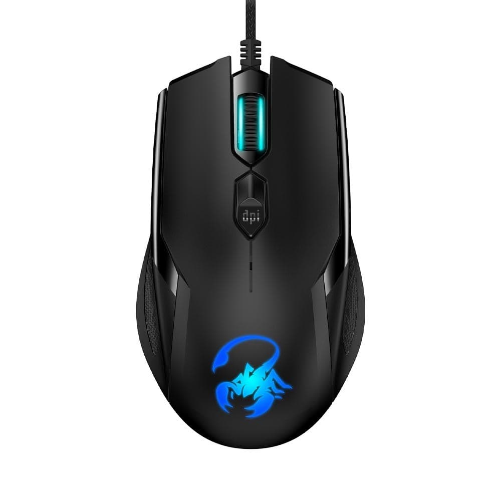 GENIUS Mouse Gamer Genius Ammox X1-600 Alambrico Negro retroiluminado