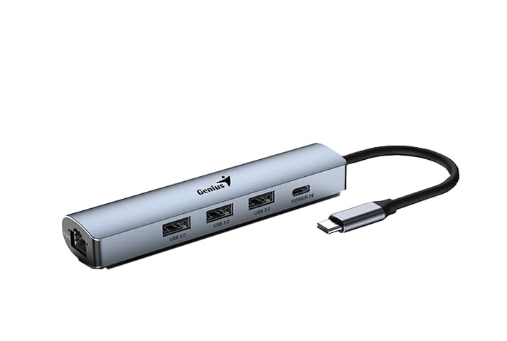 GENIUS HUB 5 EN 1 DE USB 3.0 CON ETHERNET UH-545