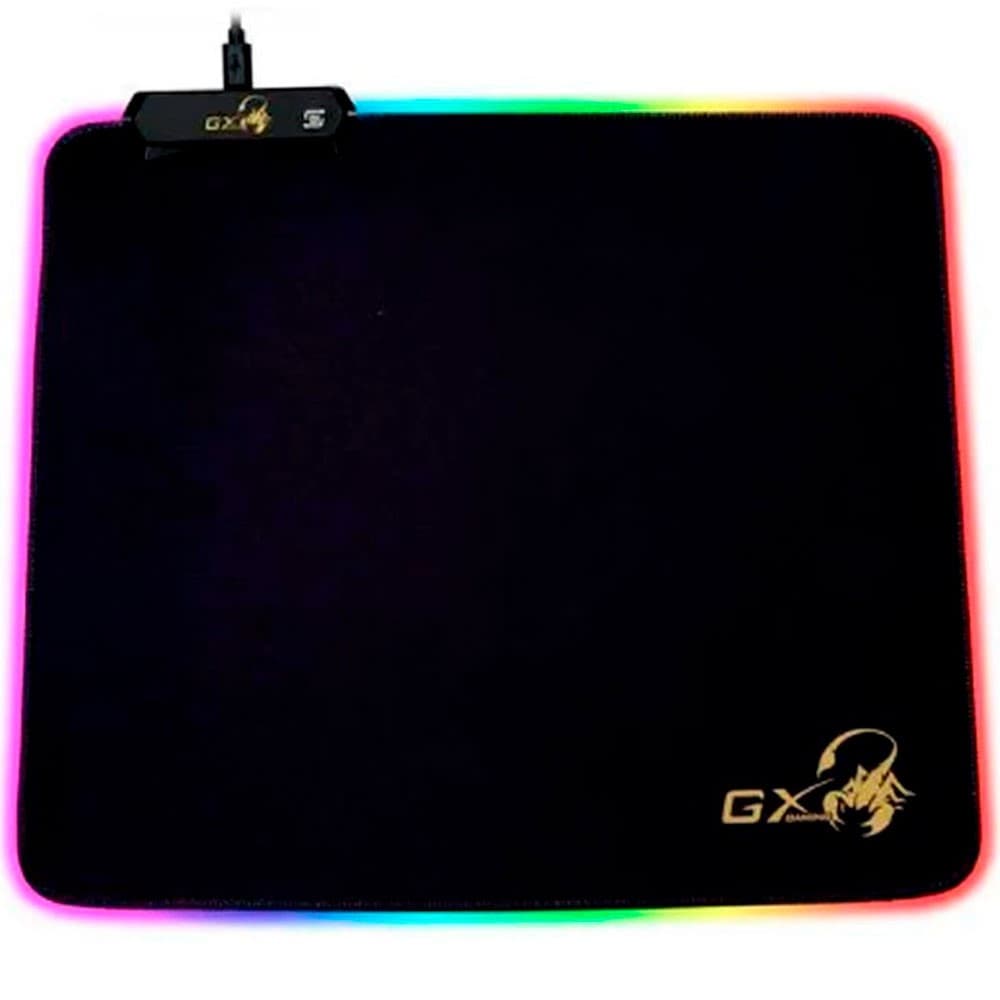 GENIUS Pad mouse gamer genius, con retroiluminado, 32cm X 27cm, negro