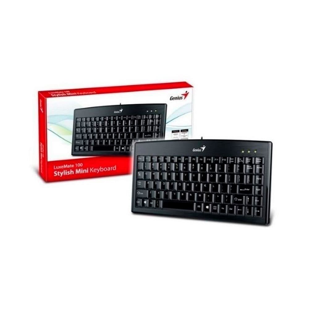 GENIUS Teclado Genius Luxemate 100 USB Negro