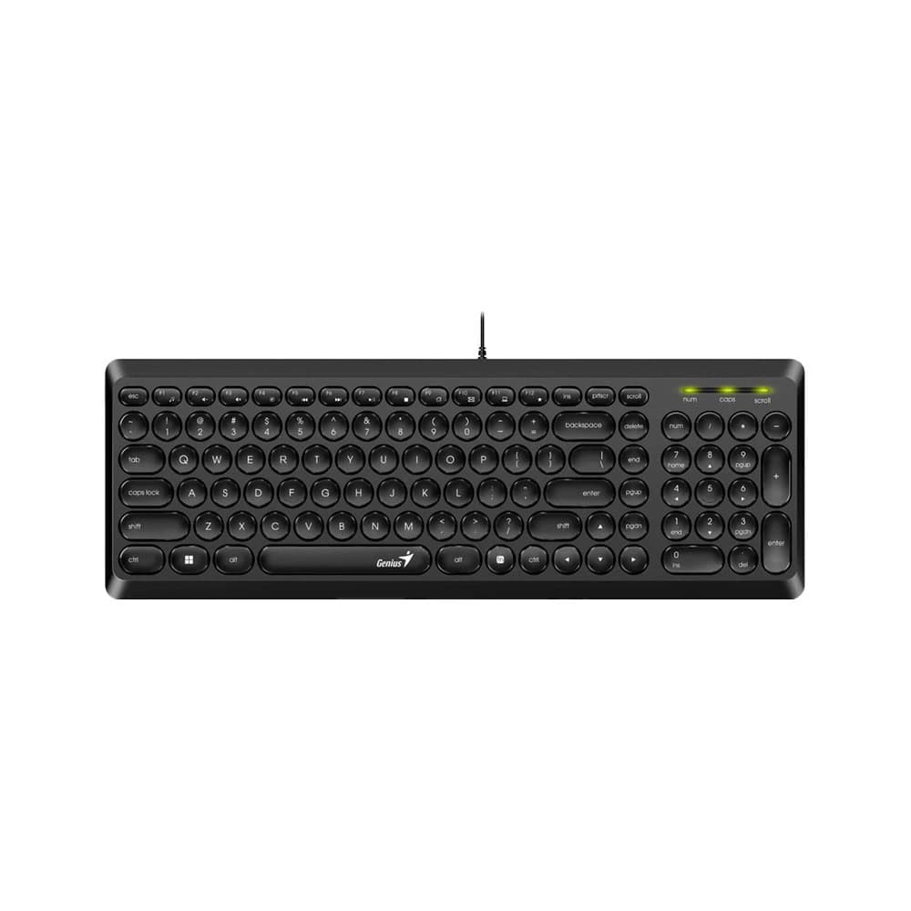GENIUS Teclado GENIUS SlimStar Q200 USB Alambrico COLOR Negro