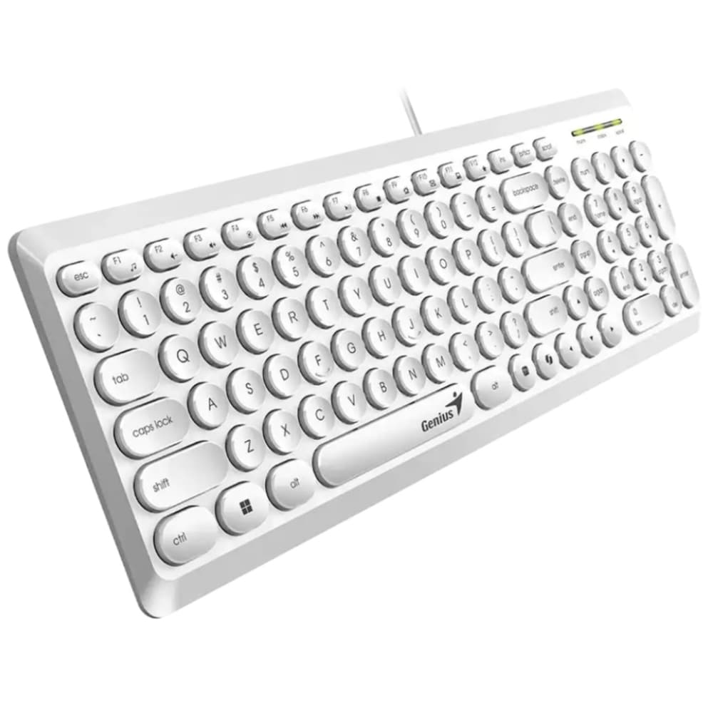 GENIUS TECLADO USB BLANCO Q200