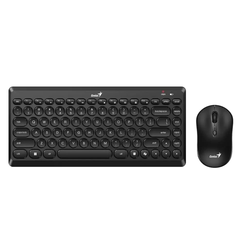 GENIUS Combo Teclado GENIUS + Mouse LuxeMate Q8000 Inalambrico COLOR Negro
