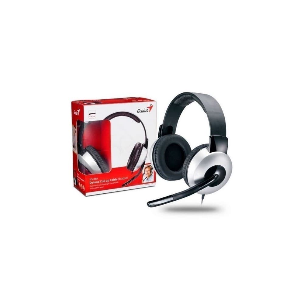 GENIUS Audífono Diadema Genius HS-05a 2 Plug 3.5mm Negro