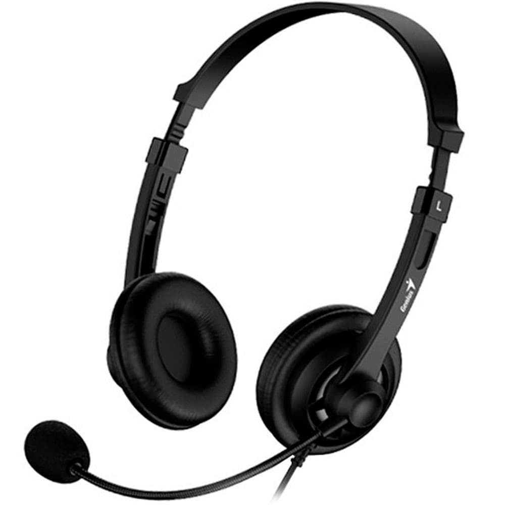 GENIUS Auriculares GENIUS con diadema USB HS-230U Negro