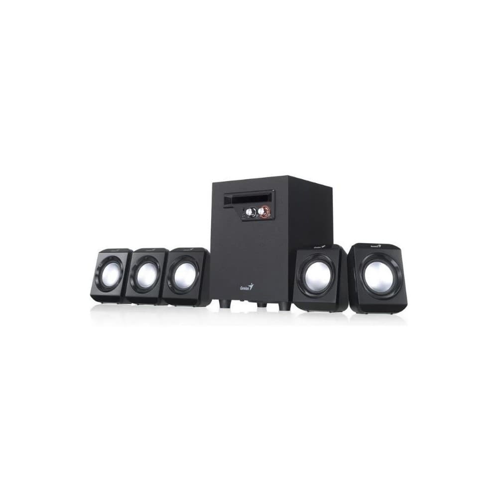 GENIUS Parlantes Genius SW-5.1 1020 Subwoofer de madera de 5.1 canales