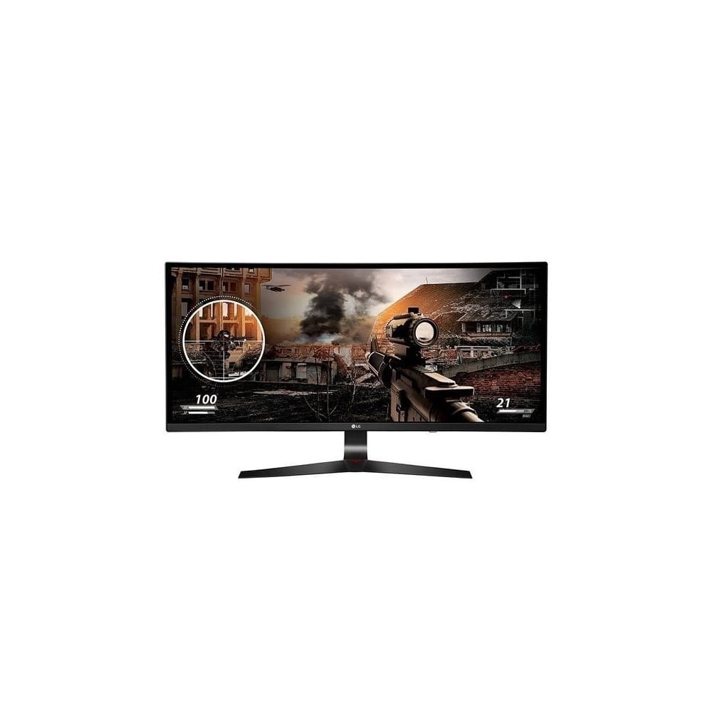LGELECTRONICSIT Monitor Curvo para gamers LG, Panel: IPS Ultra Wide 34, Formato 21:9 / Resolución 2560 x 1080 Full