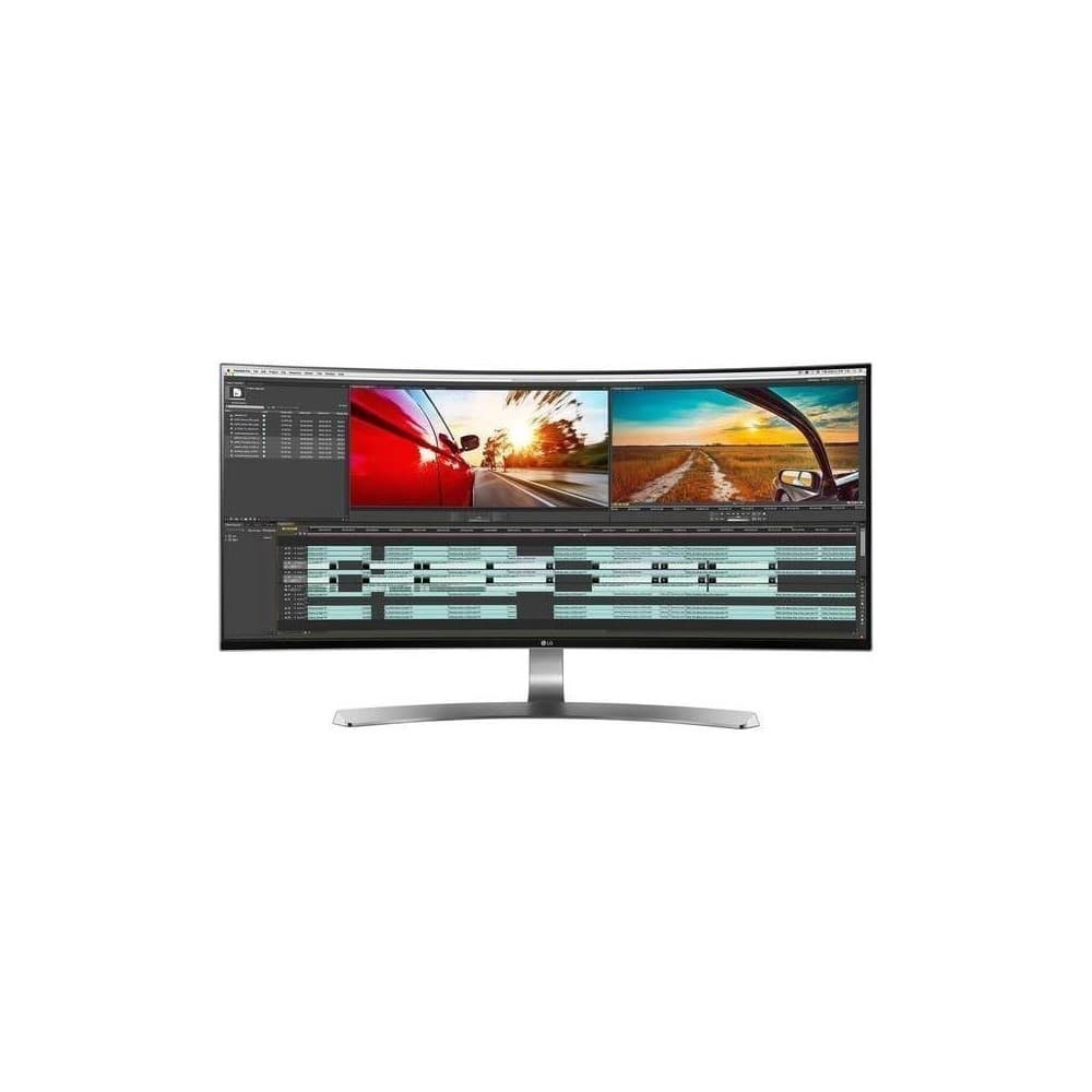 LGELECTRONICSIT Monitor LG IPS Ultra Wide 34 Curvo Formato 21:9 / Resolución 3440 x 1440/ HDMI x 2 / Thunderbolt x 2/ DisplayPort /'Speaker 7W*2