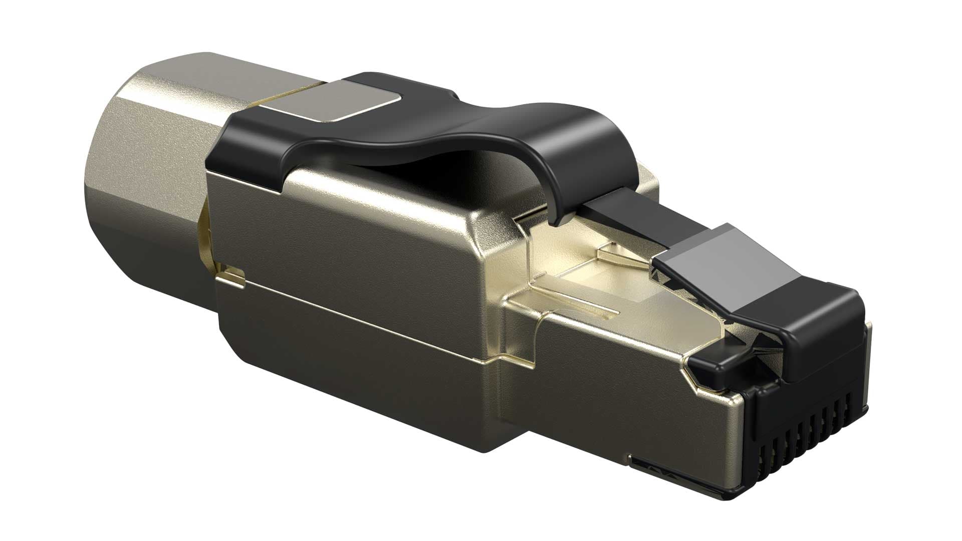 FURUKAWA COBRE CONECTOR RJ45 MACHO DE CAMPO CAT.6 INDUSTRIAL BLINDADO T568A
