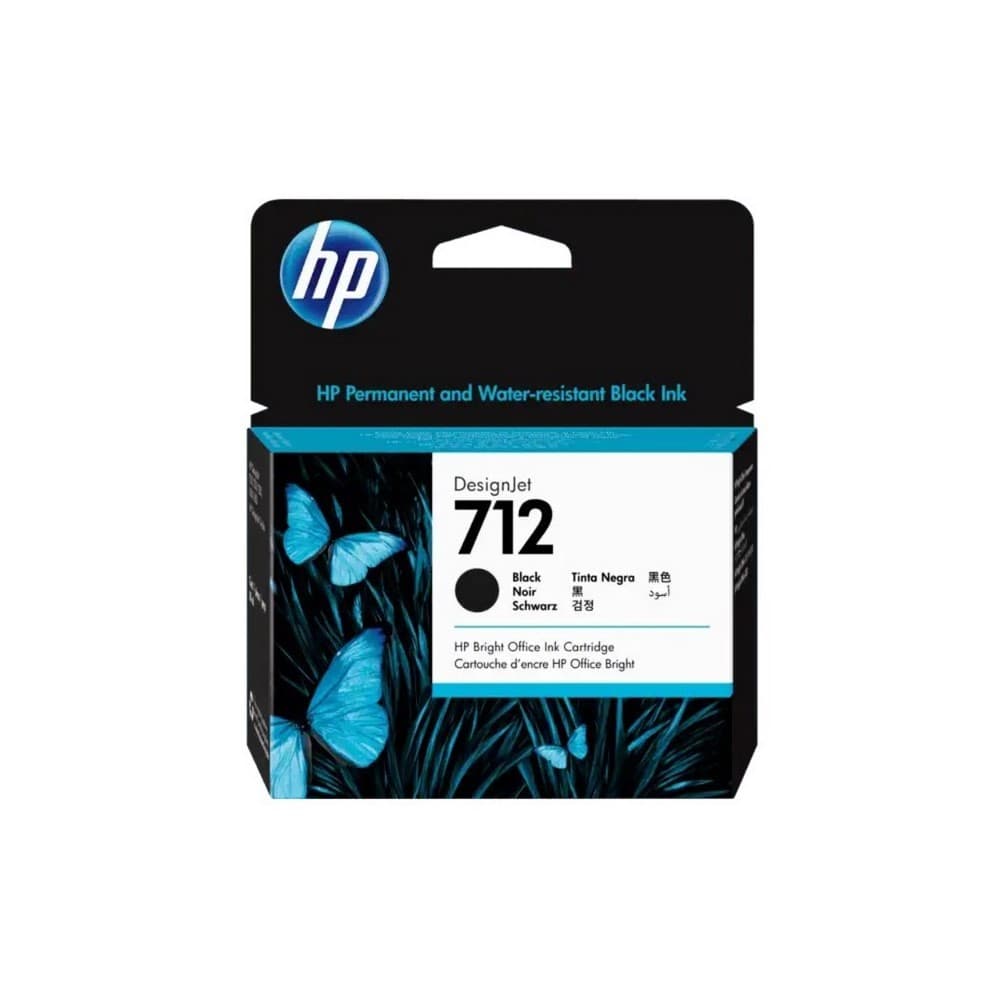 HPIMPGRANFORMATO Cartucho de tinta DesignJet HP 712 de 80 ml negro