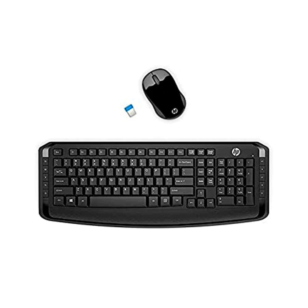 HPPORTATILESCONSU Combo Teclado Y Mouse Inalámbrico Hp 300 En Español - Negro