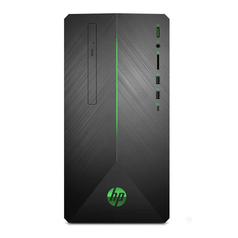 HPPCSCONSUMO PC GAMER HP Ryzen 3/8GB/1TB/RX550 2GB/Black/Monitor 24 Teclado y mouse verdes