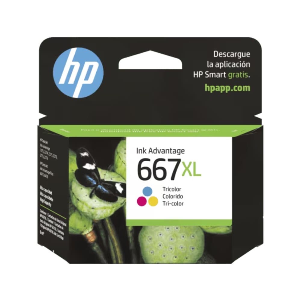 HPSUMINISTROS CARTUCHO HP TRICOLOR 667XL HP DESKJET INK ADVANTAGE 1216,1275,2335,2374,4175 330 pag