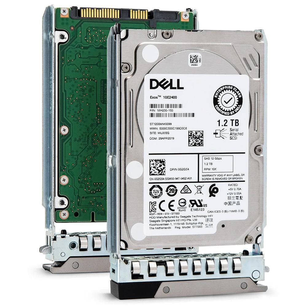 DELLSERVIDORES DISCO DURO 1.2TB 10K RPM SAS 12Gbps 512n 2.5in Hot-plug Hard Drive