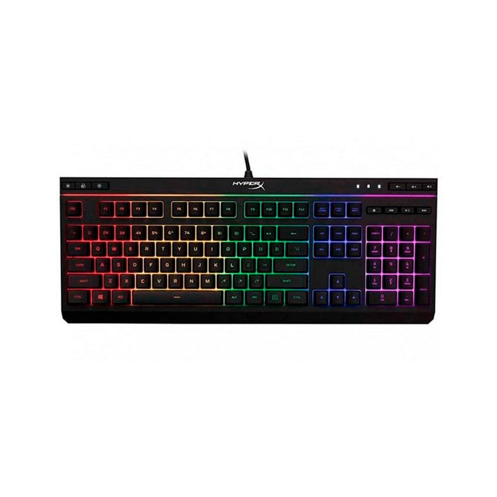 HPACCESORIOS HYPERX -Teclado gaming hyperX alloy Core RGB con retroiluminado color negro/Teclado gaming de membrana Alloy Core RGB