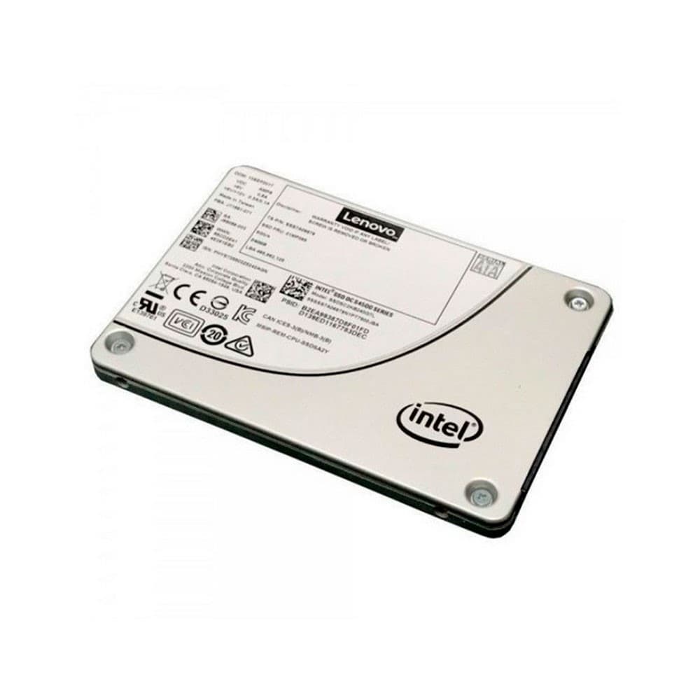 LENOVO SERVIDORES Disco Intel S4510 480GB 2.5 Entry SATA 6Gb Hot Swap SSD - SR250 - SR530 - SR550 - SR570 - SR590