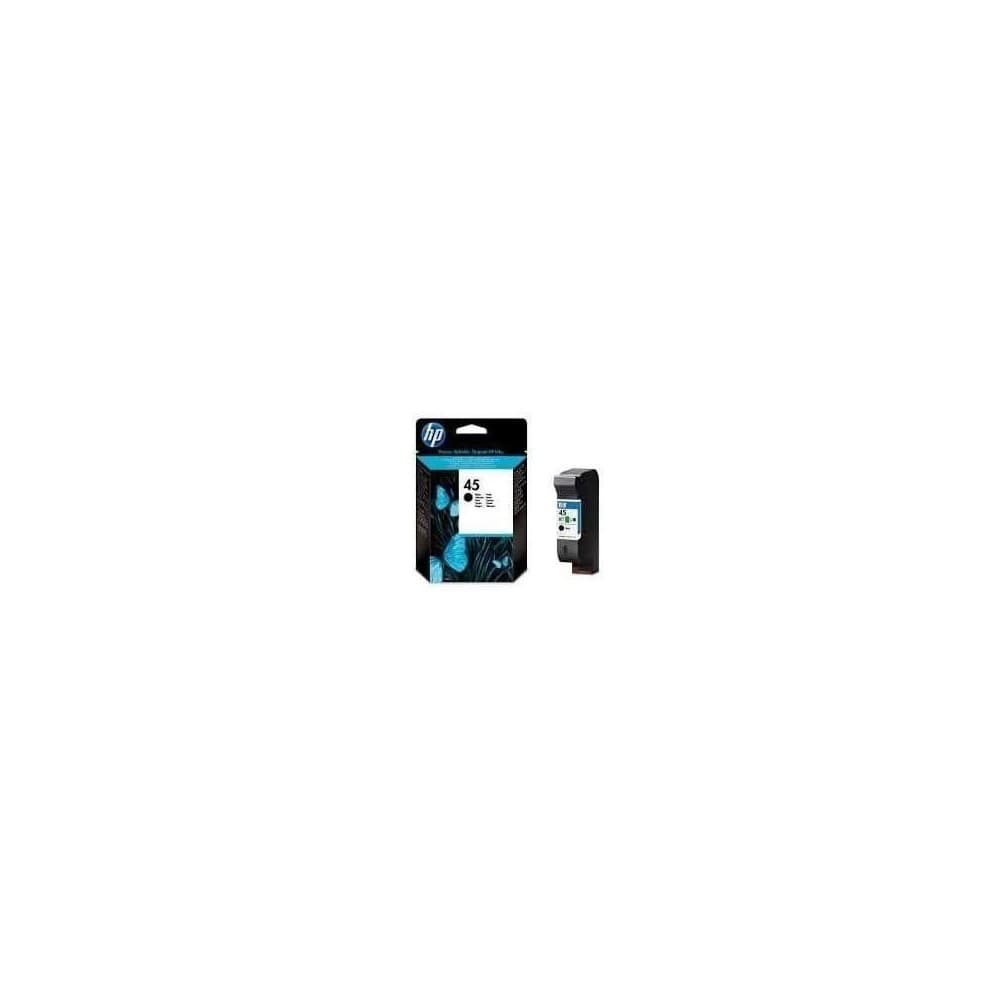 HPSUMINISTROS CARTUCHO HP NEGRO 45 DESKJET 712 20 22 820 30 32 50 55 833 PAG
