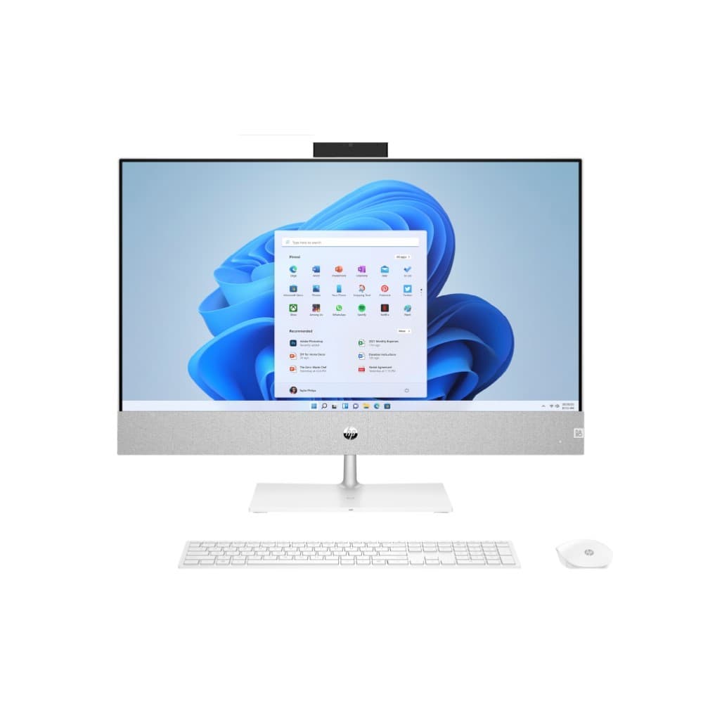HPPCSCONSUMO HP AIO Pavilion / Contino 27 / NT / Ryzen 5 5500U / 16GB / 512GB / Win11 / Keyb+M Wireless / White