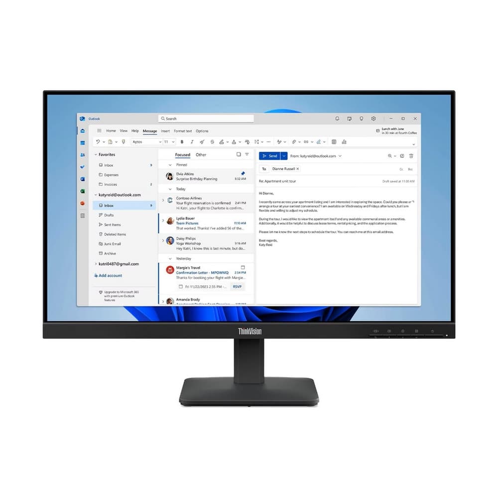 LENOVOMONITORES Monitor Lenovo ThinkVision S24-4e 23.8" FHD