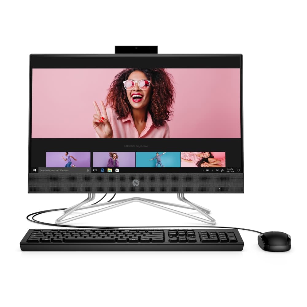 HPPCSCONSUMO Computador Portatil HP 21,5 Pulgadas Desktop RAM 8GB Disco SSD 256GB COLOR Negro FreeDOS